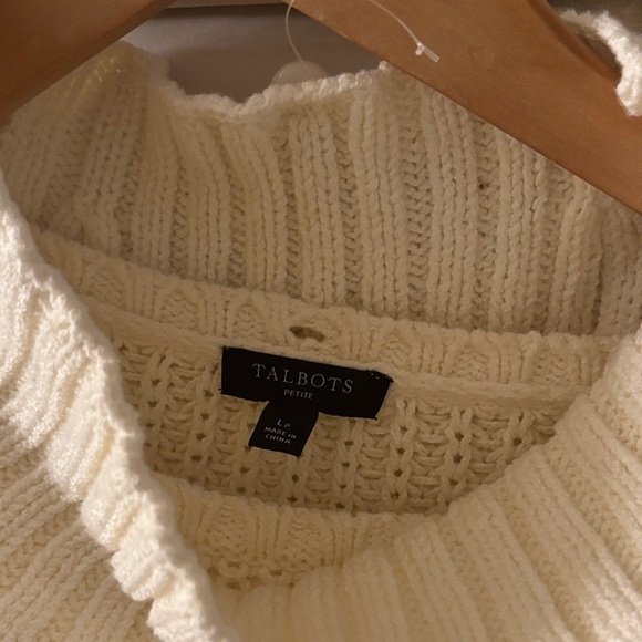 Talbots Convertible Cable Knit Sweater - Picture 2 of 6